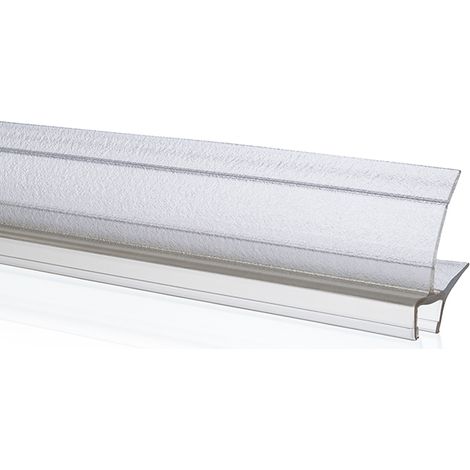 Hüppe Ablaufleiste, gerade L: 1000mm, für 6mm Glasstärke (1/3)