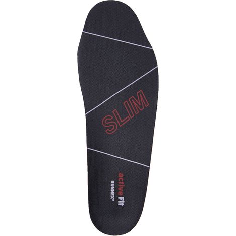 5410-44 RUNNEX® Einlegesohle activeFit slim Gr.44 schwarz/rot