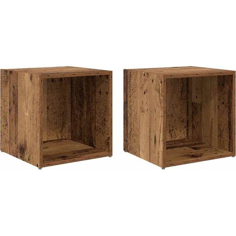 Maison Exclusive - Conjunto de mueble de TV 2 pcs Madera Vieja 37 (1/5)