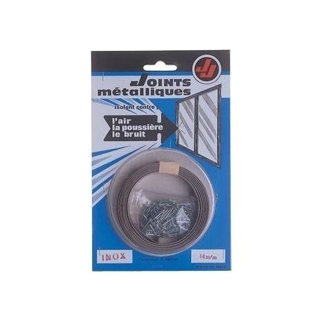 Joint de calfeutrage métallique inox JOURJON - larg.23 mm - Rouleau de 25 m - 050161 (1/2)