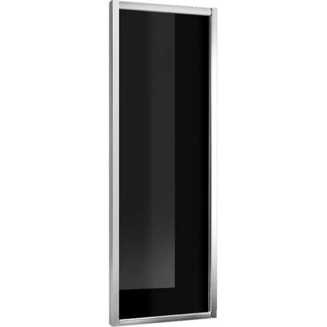 "PARETE DOCCIA FISSA """"SMERALDA"""" VETRO TRASPARENTE C Sp.3 mm PROFILO CROMO 88-92 cm"