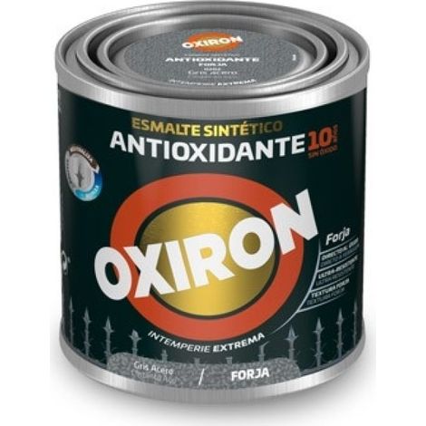 Esmalte antioxidante oxiron forja 250 ml gris acero