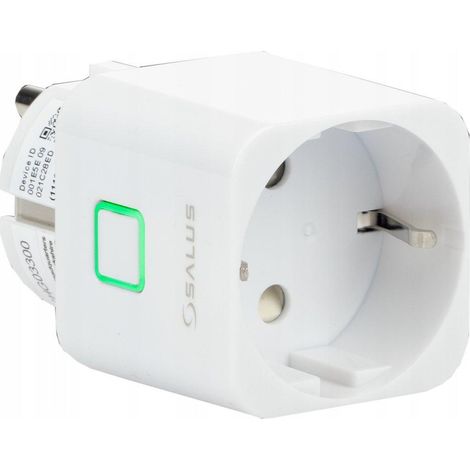 Salus SPE868 Prise Intelligente Blanc Domotique ZigBee Alexa