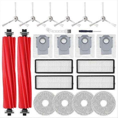 Repuestos para aspiradoras Roborock Qrevo S/Qrevo MaxV/Qrevo Pro: cepillos laterales principales, filtro HEPA. (1/5)