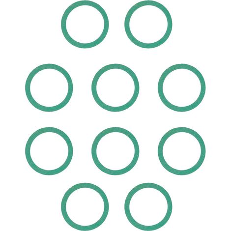 tecuro HD-Pressdichtung 1/2 Zoll (13 x 18 x 2,00 mm) für Überwurfmuttern (10 Stück)