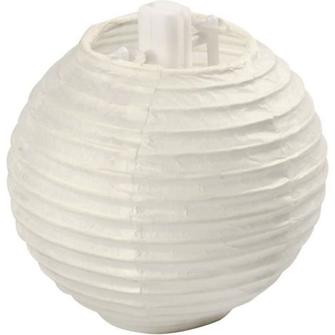 Abat-jour - Petit - Papier de riz - Socle en plastique - Électrique