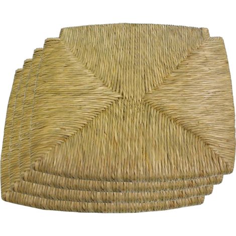 Ricambio per sedia con seduta in paglia di fiume naturale mod Venezia set 4 pezzi