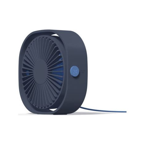 Ventilateur USB Mini ventilateur portable ventilateur silencieux ventilateur de bureau 3 vitesses réglable alimenté par USB, pour la maison et le bureau (noir) (1/4)