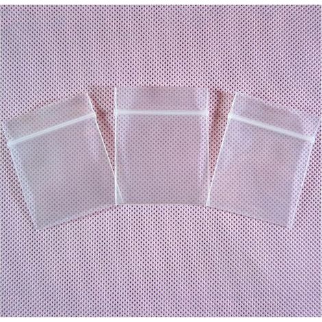 Sachets Zip Plastique 30 x 40mm Épaisseur 100 microns Transparent Sacs à Fermeture Tailles (1/5)