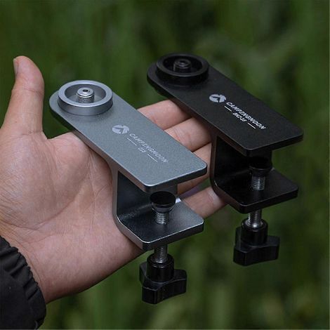 Accessoire de fixation pour lampe réchaud à gaz plat Z18. idéal pour le camping et comme dispositif de chauffage d'appoint de bureau. (1/5)