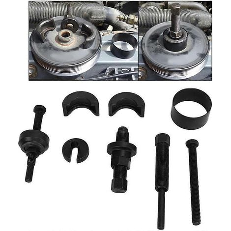 Kit d'extracteur de poulie polyvalent et robuste pour le démontage de poulies de pompe automobile (1/4)
