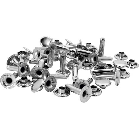 Rapid 5000416 Tubular Rivets Set – 9 x 3 x 13mm with 3 x 10mm Cap, Pack of 25 (1/5)
