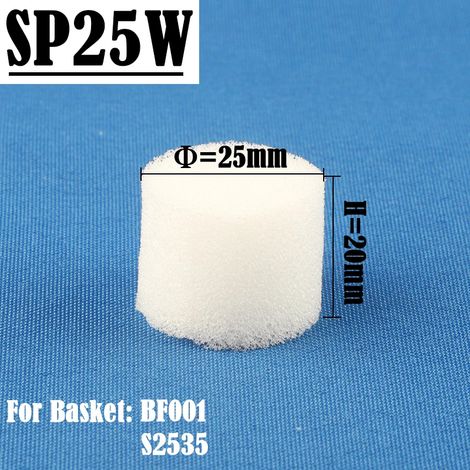(SP25-Blanc-Q50) 50 éponges hydroponiques de qualité supérieure pour la culture hors-sol de fleurs et de légumes en intérieur, pour la culture en panier hydroponique (1/4)
