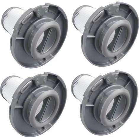 Lot de 4 filtres de rechange pour Rowenta aspirateur sans fil X-Force Flex 8.60 RH96XX RH9678 RH9637 RH9677 RH9679 RH9690 RH9638 RH9639 RH9639WO et X-PERT 6.60 GZ3039 GZ3038, pièce ZR009005 (1/5)