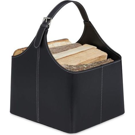 Panier de rangement noir pour la maison, la chambre ou la buanderie, adapté aux espaces intérieurs et aux routines quotidiennes.-AquaForge (1/5)