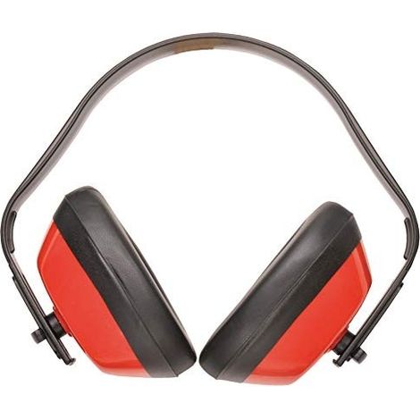 Portwest Cuffie Classic, Colore: Rosso, PW40RER