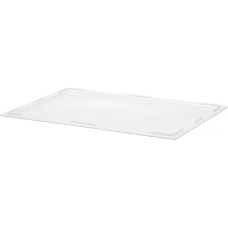 HENDI Deckel für Pizzateigbox GN 1/1, GN 1/1, Weiß, 530x325x(H)20mm (1/3)