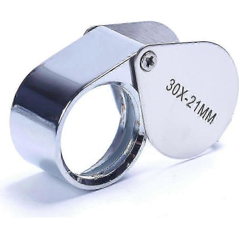 Loupe de bijouterie Mengxi pour l'identification des diamants, outil de loupe triplet central (1/5)
