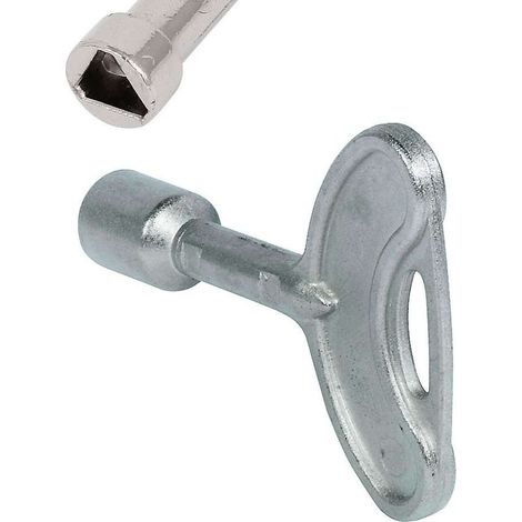 Chiave triangolare universale in ghisa – Tipo manuale per valvole, ascensori, quadri di controllo, acqua, gas, radiatori – Uso professionale (1/3)