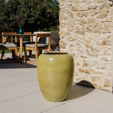 Vaso GALILÉE 50x60cm verde lago