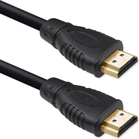 Qoltec HDMI-Kabel v1.4 Hochgeschwindigkeit Ethernet 4K 30Hz GOLD 2m (1/5)