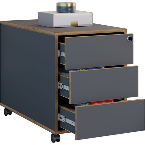 Contenedor de rodillos de oficina Salia 3 Cajón 50x42x70 - VCM