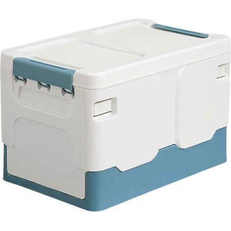 Aufbewahrungsbox, faltbare Bücherbox, Aufbewahrungsbox für Klassenzimmer, Aufbewahrungsbox für Snacks und Spielzeug (blau) (1/5)