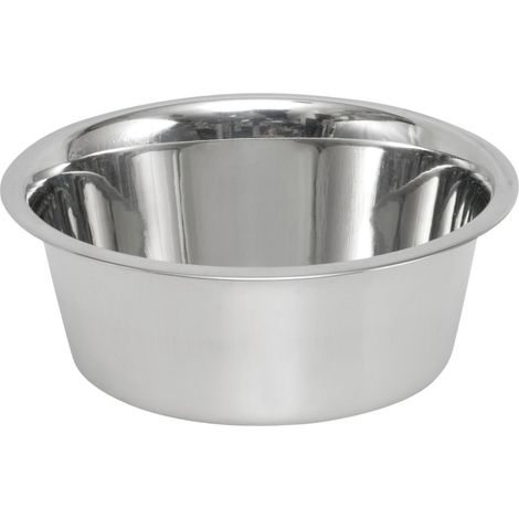 Nobby Hundenapf Edelstahl Ø 25 cm - 2,5 L silber
