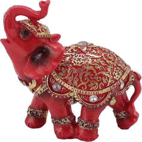 Elefantenstatue, Glücksbringer nach Feng Shui, Elefantenfigur, Heimdekoration, Einzugsgeschenk, TV-Schrank