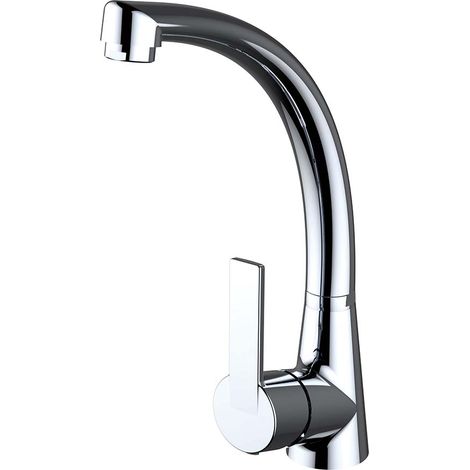 NF Smart EcoNature Cold Open C3 Mezclador monomando de fregadero con caño tubular - 280 mm - Cromo - STANDARD HIDRAULICA - 99265C