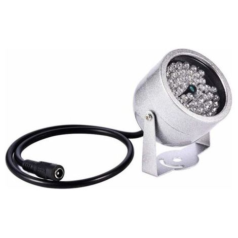Projecteur infrarouge à 48 LED, compatible avec les caméras de sécurité infrarouges. (1/4)