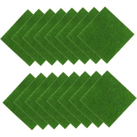 Feuilles de Mousse Artificielle Vert 16 Pièces en Plastique (1/5)