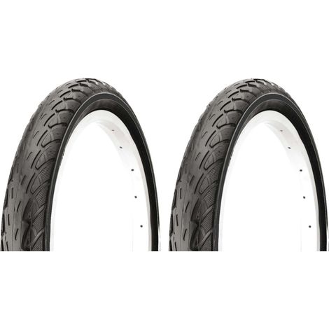 2x Pneu vélo 14x1.75 (47-254) noir universel enfant VTT VTC