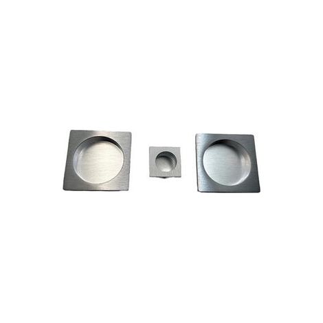 KIT MANIGLIE QUADRO CIECO PORTE SCORREVOLI CROMO