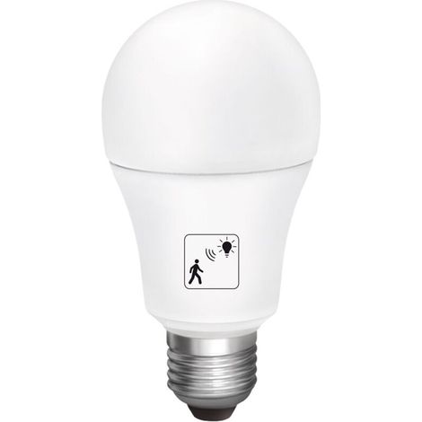 Ampoule led Matel avec détecteur de mouvement e27 10w chaude (1/2)