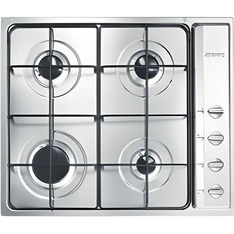 Smeg S64S Gaskochfeld Edelstahl 60 cm