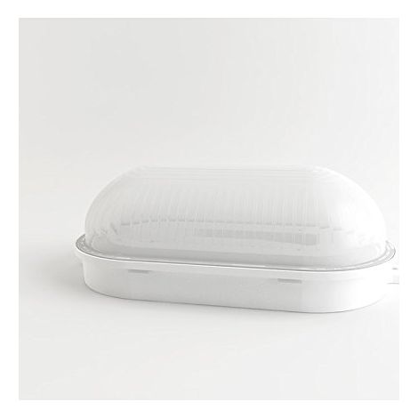 Oval LED luz de techo 12W 1320lm 120° impermeable IP65 210mmx105mm - blanco natural 4000K (1/3)