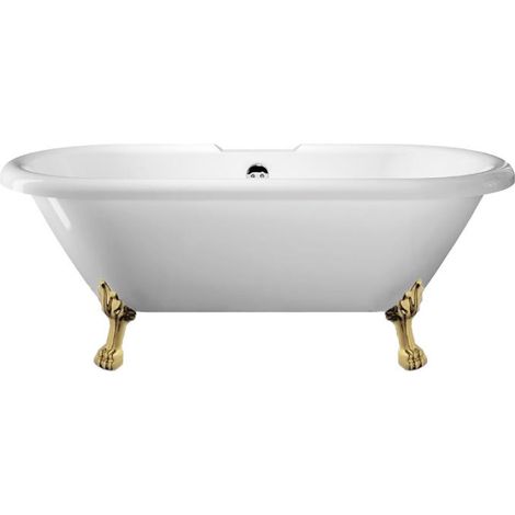 Bañera con patas CHELSEA  154 cm patas LEÓN DORADAS (1/5)