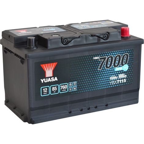 Batterie YUASA YBX7115 EFB 12V 85AH 760A L4D (1/3)