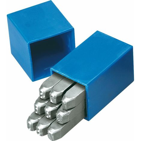 Gedore 8605140 Jeu de poinçons chiffres Hauteur des caractères: 6 mm (1/2)