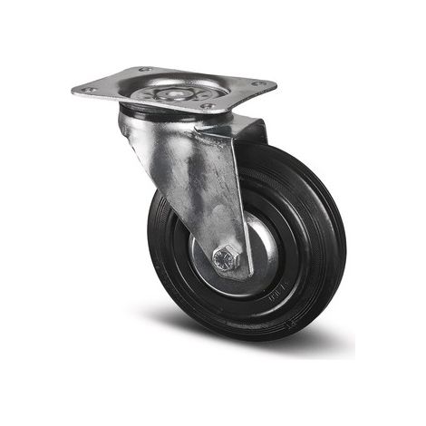 Roulette de manutention 3370 PVH - pivotante -75 kg - 100 x 35 mm - TENTE