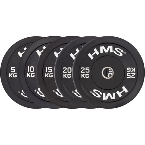 BBR05 DISCO OLIMPICO NERO - BUMPER 5 KG HMS (1/5)
