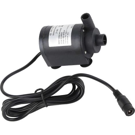 Pompe de circulation d'eau chaude 24 V, débit de 1000 l/h, moteur solaire sans balais, hauteur de refoulement de 7 m. (1/5)