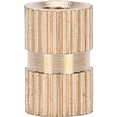100 pièces inserts filetés M4 x 10 x 6 en laiton pour assemblage et modélisme (1/5)