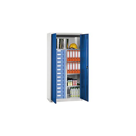 eurokraft pro  Armadio portamateriale e cassettiera  4 ripiani