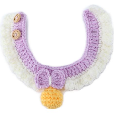 Collier décoratif de canard pour animaux de compagnie, accessoires de poulet, d'oie et de volaille, rose violet M (1/5)