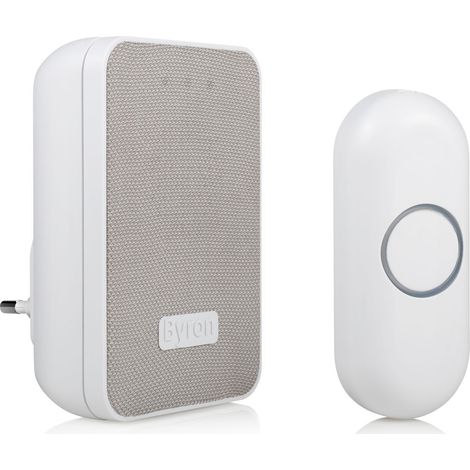 Sonnette sans fil avec façade en tissu, prise 230 V-AquaForge