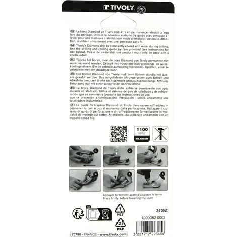 Tivoly • Kit 5pz Foratura Piastrelle/Gres Porcellanato
