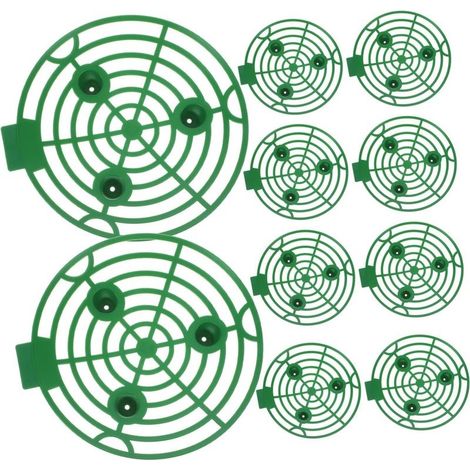 Ensemble de 10 tuteurs verts pour fraisiers, cadres de plantation résistants à la pourriture pour le jardinage vertical et la protection des fruits au jardin. (1/4)