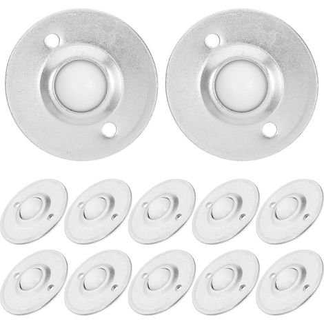 Roulements à billes universels pour meubles, support stable, 4,50 x 4,50 x 2,00 cm, lot de 12 (1/5)